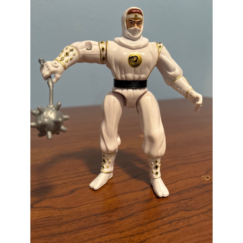 1995 Power Rangers Movie White Ninja Action Figure